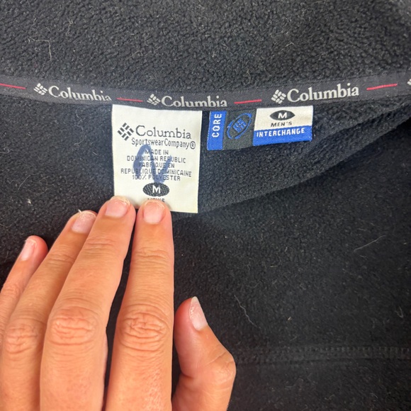 COLUMBIA Mens Core Interchange Black Soft Shell Jacket Size: Medium - Picture 7 of 8